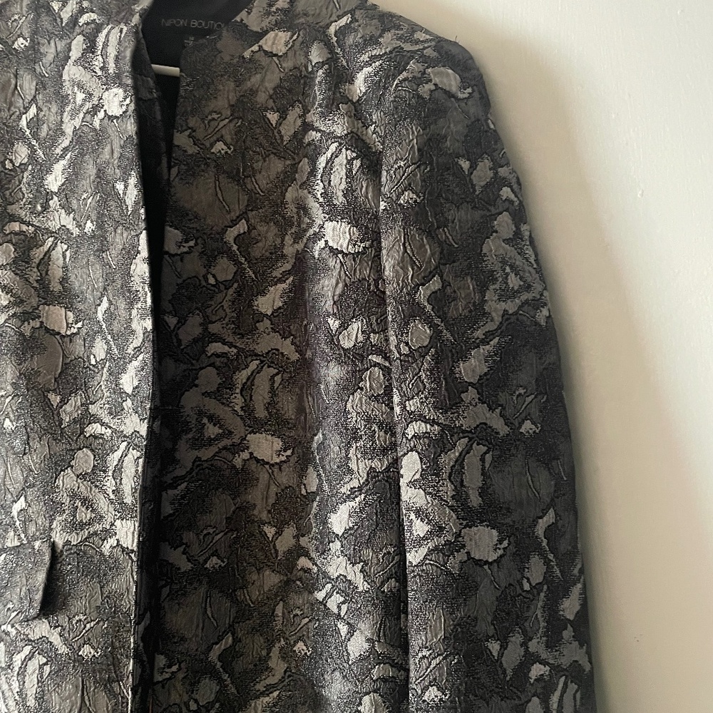 Nippon Boutique Black and Gray Blazer